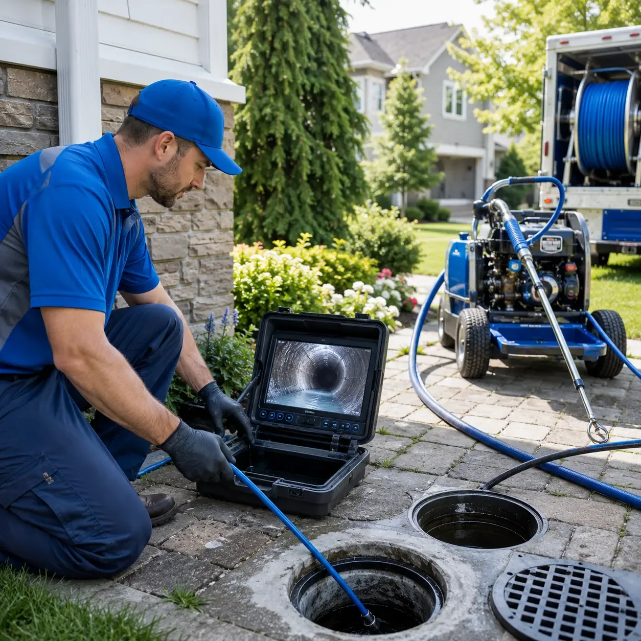 Outdoor drain cleaning professionals serving Scarbro, WV